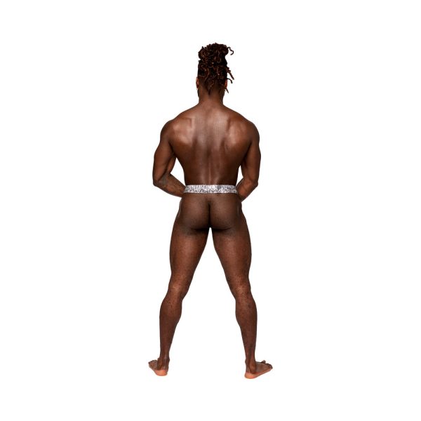 Male Power S''naked Power Sock Silver/Black L/XL - Image 2