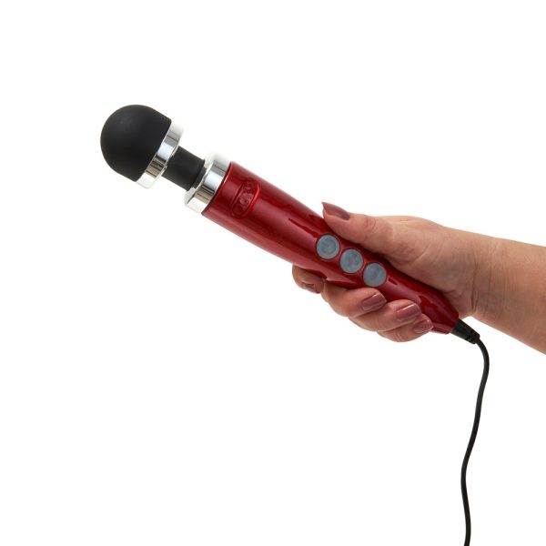 Doxy Die Cast 3 Compact Wand Vibrator Candy Red - Image 3