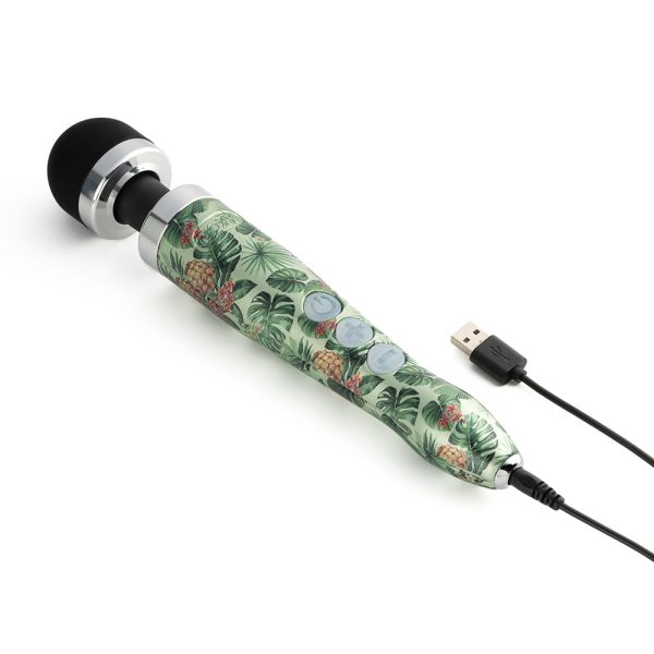 Doxy Die Cast 3R Rechargeable Compact Wand Vibrator Pineapple - Image 3