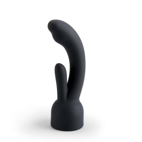Doxy 3 Silicone Rabbit Wand Attachment Black - Image 2
