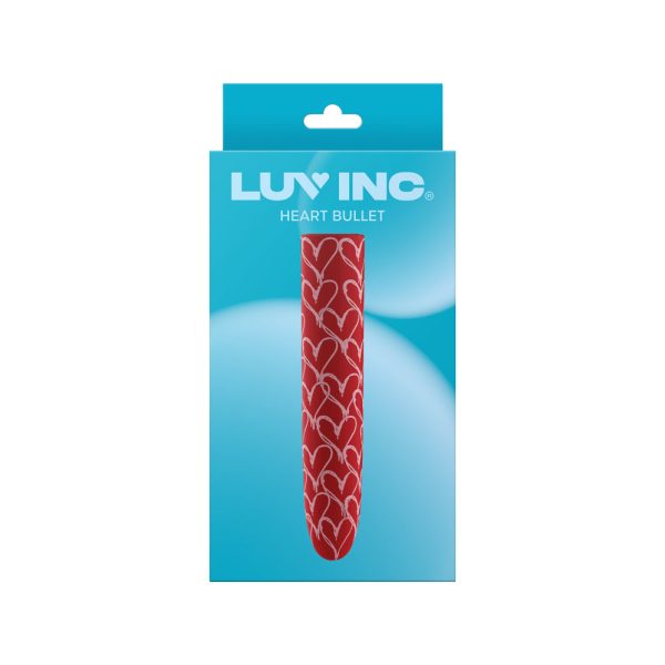 Luv Inc Hb82 Heart Bullet Vibrator Red - Image 6