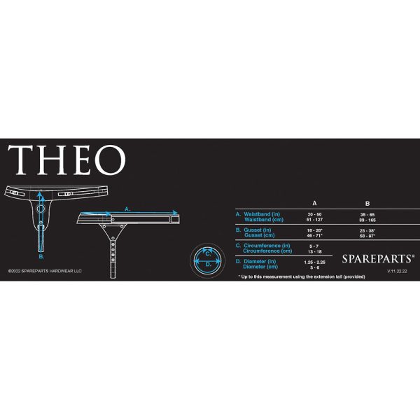 SpareParts Theo Single Strap Harness Black Size B - Image 8
