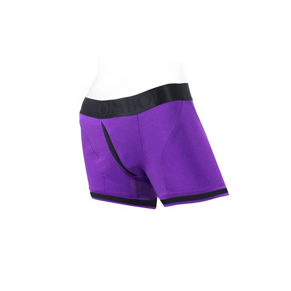 SpareParts Tomboii Nylon Boxer Briefs Harness Purple/Black Size XS - Image 9