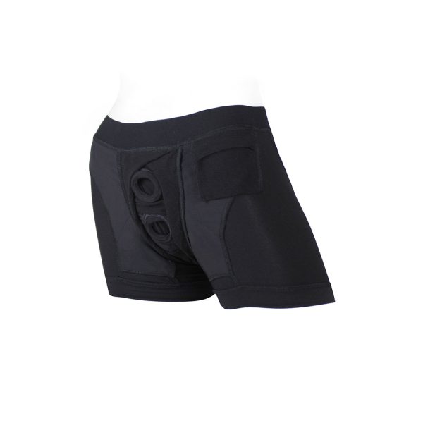 SpareParts Tomboii Rayon Boxer Briefs Harness Black Size L - Image 6