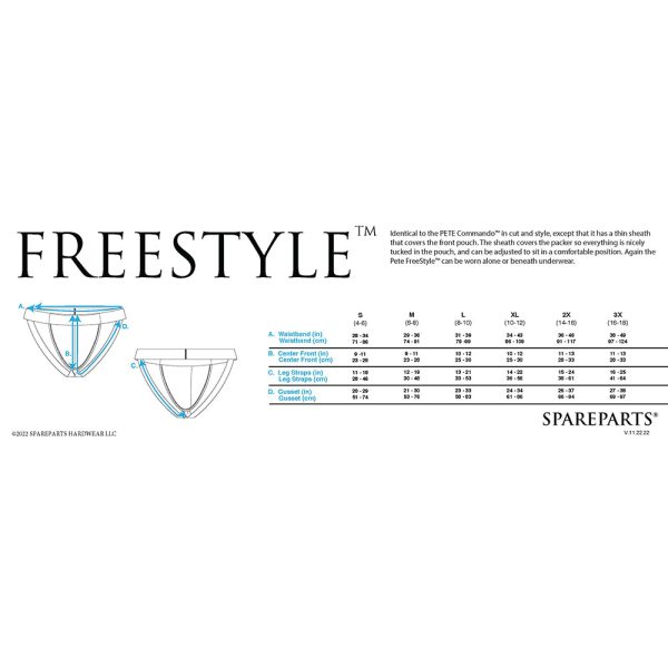 SpareParts Pete Freestyle Nylon Packing Jock Black Size XL - Image 7