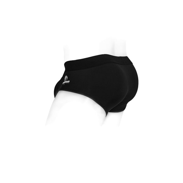 SpareParts Pete Briefs Nylon Packing Underwear Black Size M - Image 3
