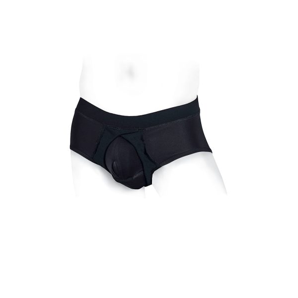 SpareParts Pete Briefs Nylon Packing Underwear Black Size M - Image 5