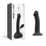 Strap-On-Me Squirting Cum Dildo Black Small (fluid not included)