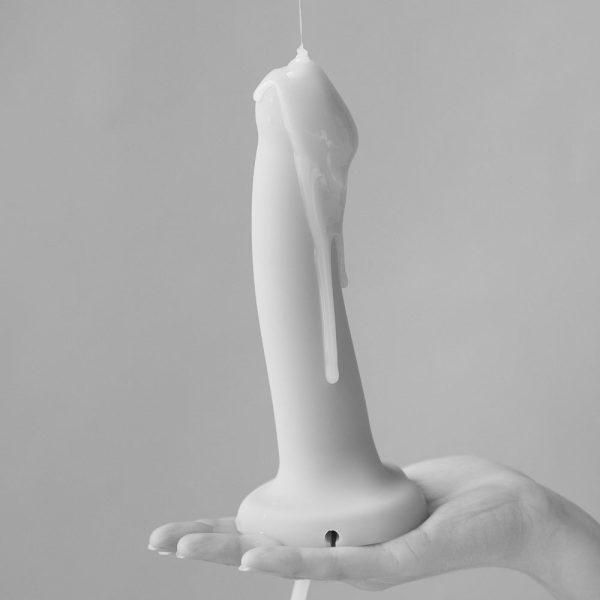 Strap-On-Me Squirting Cum Dildo Vanilla Small (fluid not included) - Image 6