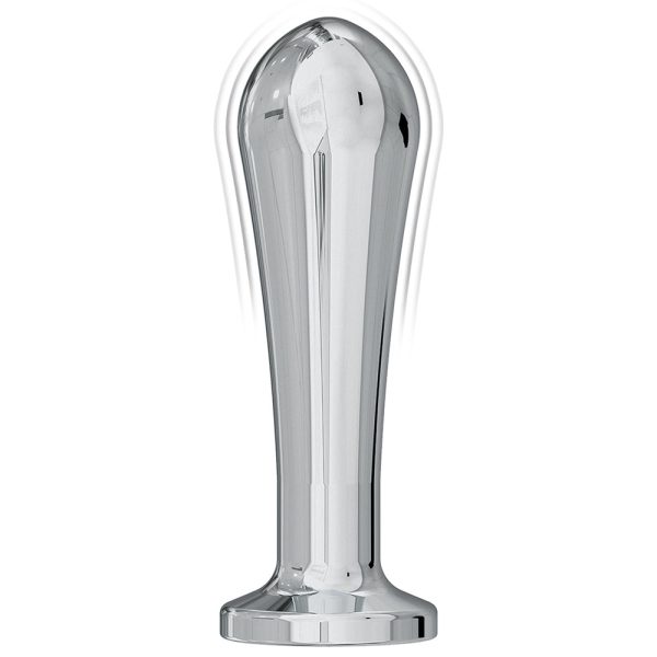 Nasstoys Ass-Sation Remote Vibrating Metal Anal Bulb Silver - Image 3