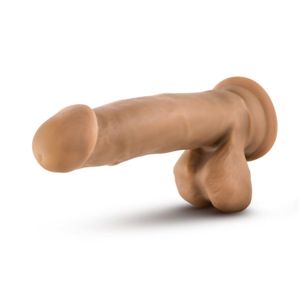 Dr. Skin Dr. Mark 7 in. Dildo with Balls Tan - Image 4