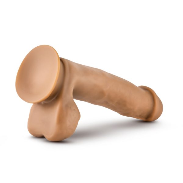 Dr. Skin Dr. Mark 7 in. Dildo with Balls Tan - Image 5