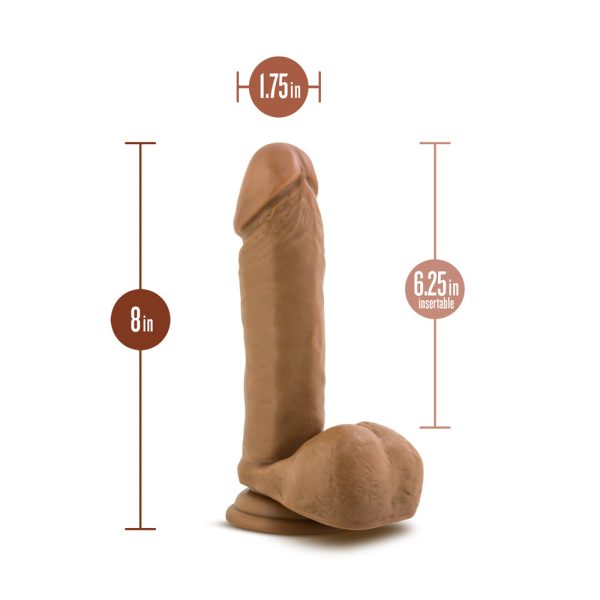 Dr. Skin Dr. William 8 in. Dildo with Balls Tan - Image 7