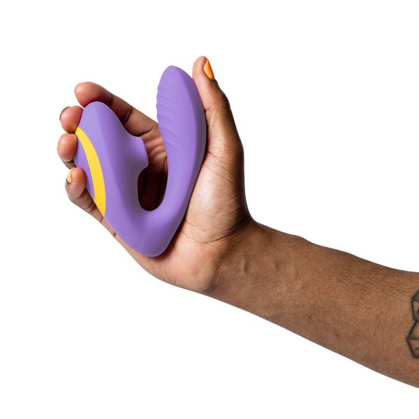ROMP Reverb Rechargeable Silicone Clitoral and G-Spot Stimulator Purple - Image 5