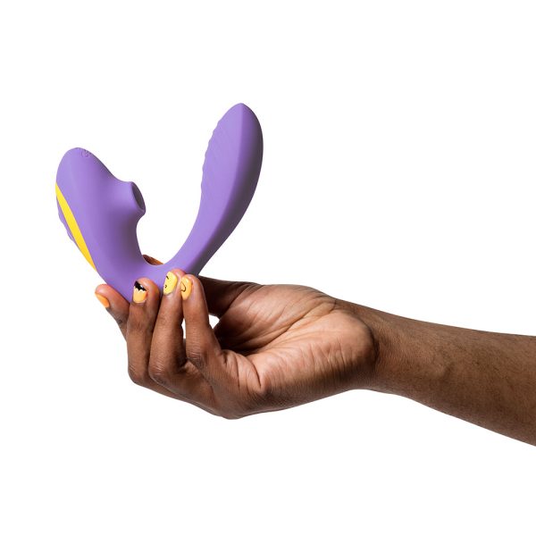 ROMP Reverb Rechargeable Silicone Clitoral and G-Spot Stimulator Purple - Image 6