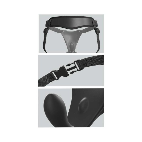 Body Dock G-Spot Pro Vibrating Silicone Strap-On Harness - Image 6