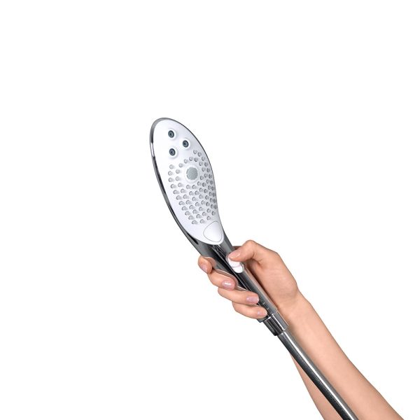 Womanizer Wave Shower Head Masturbator Chrome - Image 9