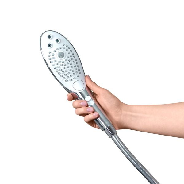 Womanizer Wave Shower Head Masturbator Chrome - Image 10