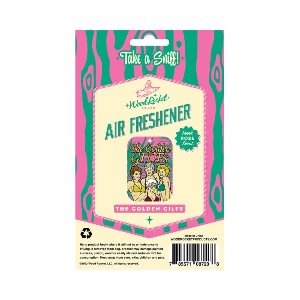 Wood Rocket Air Freshener Golden GILFS - Image 4