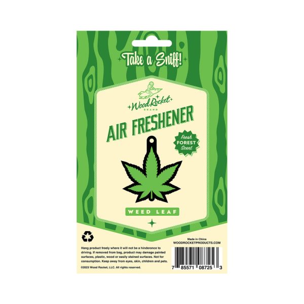 Wood Rocket Air Freshener Green Leaf - Image 4
