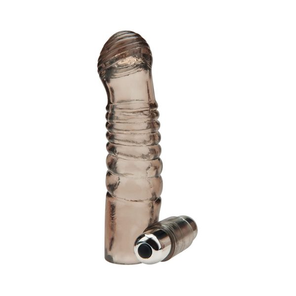 Blue Line 5.25 in. Vibrating Penis Enhancing Sleeve Extension - Image 3