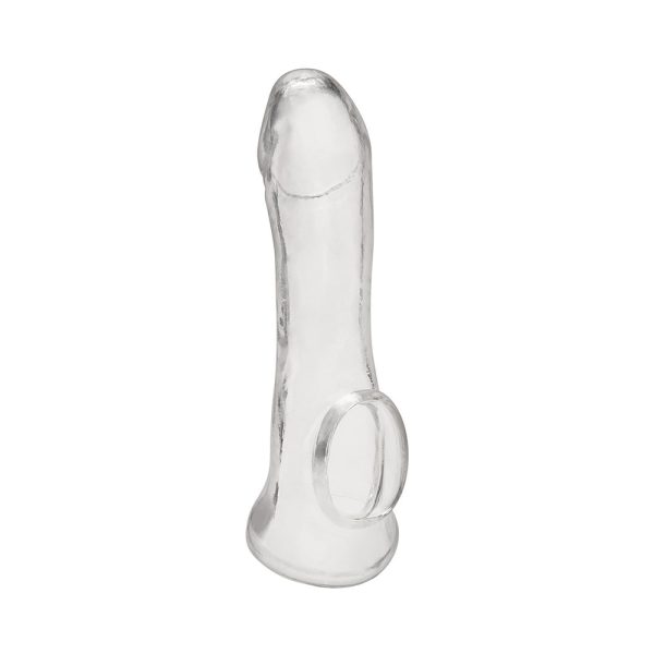 Blue Line 6.25 in. Transparent Penis Enhancing Sleeve Extension - Image 3