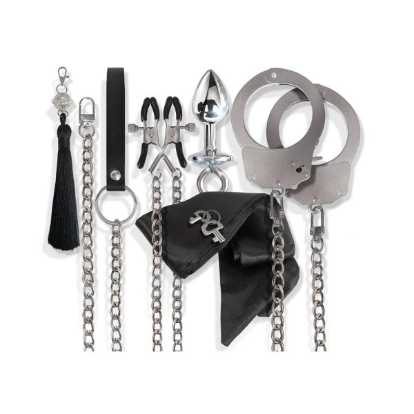Nixie Metal Bondage 8-Piece Kit Silver - Image 9