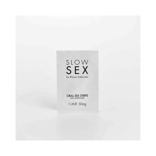 Bijoux Indiscrets Slow Sex Oral Sex Strips 7-Pack - Image 4
