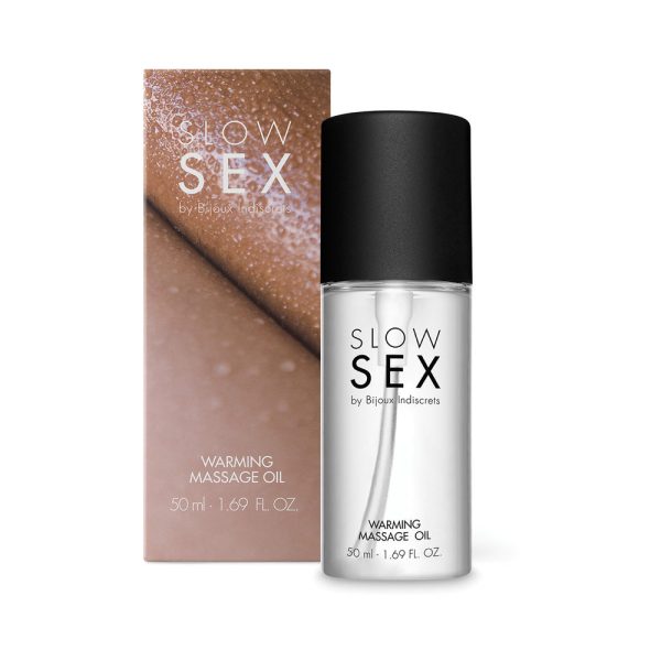 Bijoux Indiscrets Slow Sex Warming Massage Oil 1.69 oz. - Image 2