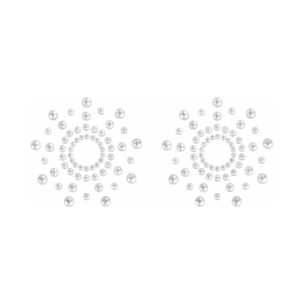 Bijoux Indiscrets Mimi Rhinestone Pasties Circles Pearl - Image 2