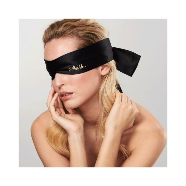 Bijoux Indiscrets Shhh Satin Blindfold - Image 3