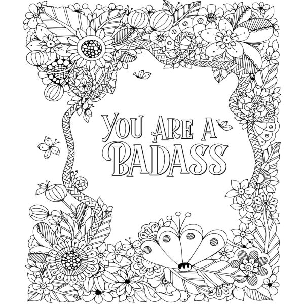 You Are A F*cking Badass Coloring Book - Image 7