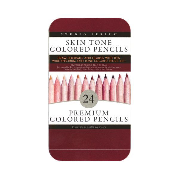 Skin Tone Colored Pencils 24-Pack - Image 3