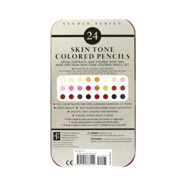 Skin Tone Colored Pencils 24-Pack - Image 4