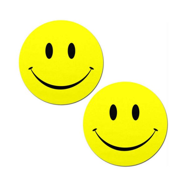 Pastease Happy Smiley Face Pasties Yellow - Image 2