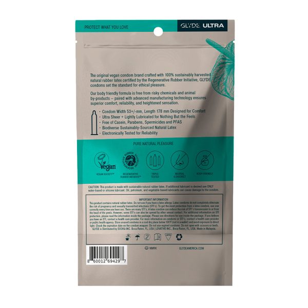 Glyde Ultra Latex Condoms 36-Pack - Image 2
