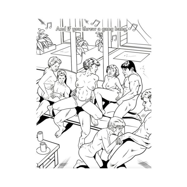 The Golden GILFs Porn Parody Coloring Book - Image 4