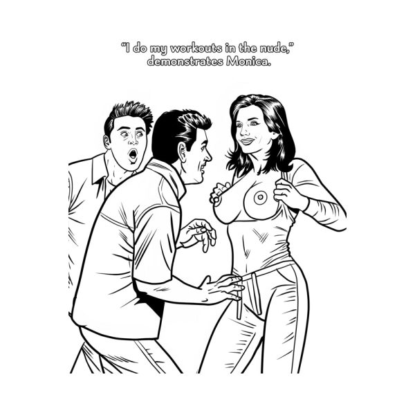Friends With Benefits Porn Parody Coloring Book - Image 3