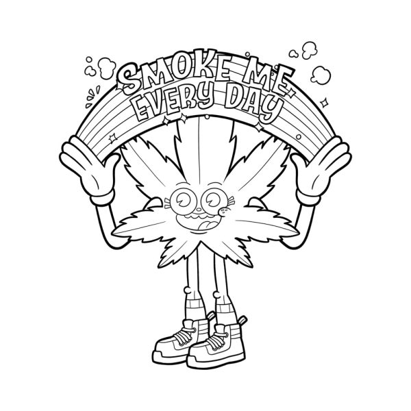 It''s 4:20, Time To Color Coloring Book - Image 2