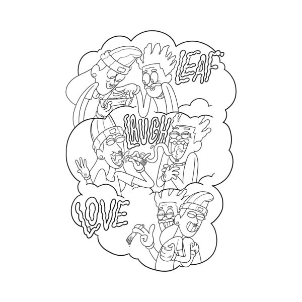It''s 4:20, Time To Color Coloring Book - Image 3