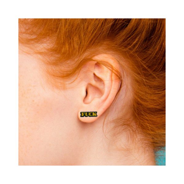 FUCK Earrings - Image 3