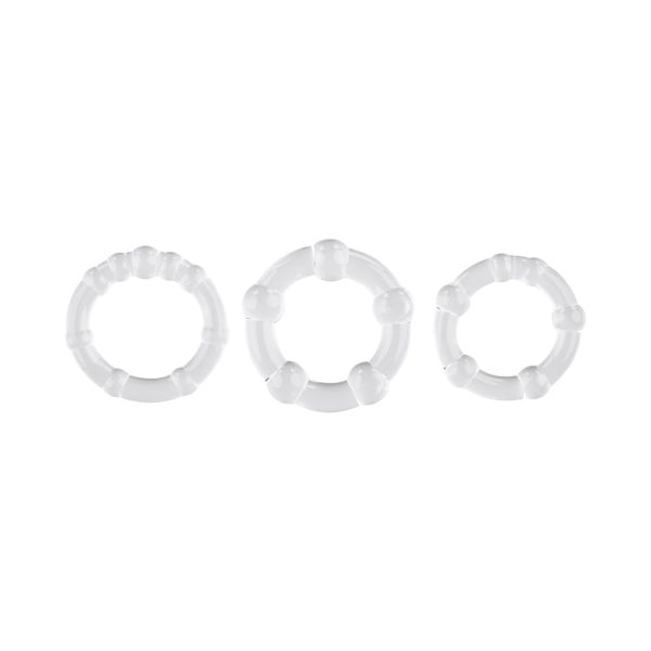 Selopa Erection Rings Cock Ring Set Clear - Image 5