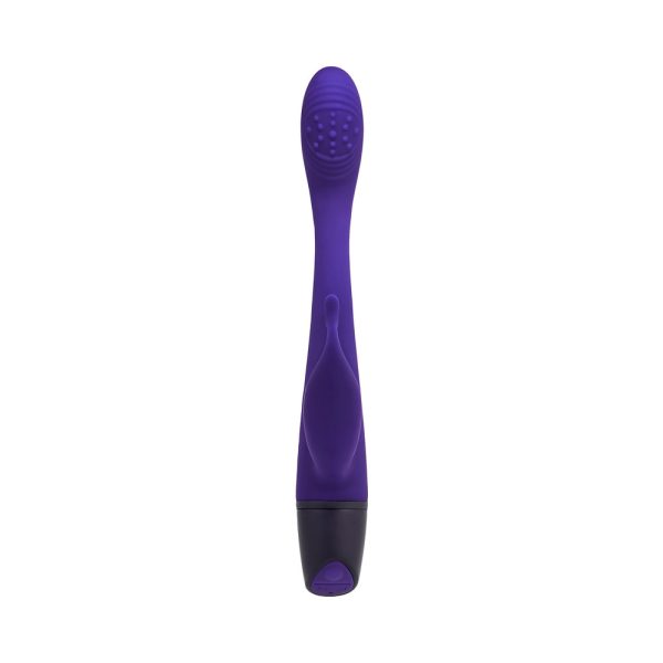 Selopa Plum Passion Rechargeable Dual Stim Silicone Purple - Image 2