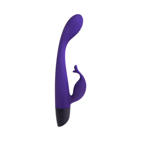 Selopa Plum Passion Rechargeable Dual Stim Silicone Purple - Image 5