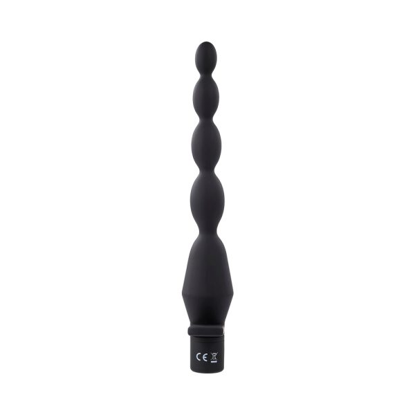 Selopa Vibrating Butt Beads Rechargeable Anal Silicone Black - Image 3