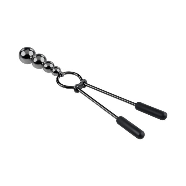 Selopa Beaded Nipple Clamps Stainless Steel Black Chrome - Image 5