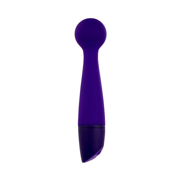 Selopa Gumball Rechargeable Slim Wand Silicone Purple - Image 4