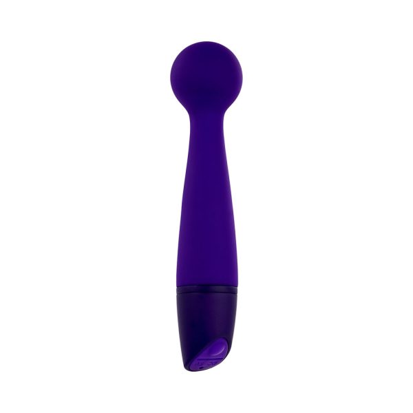 Selopa Gumball Rechargeable Slim Wand Silicone Purple - Image 5
