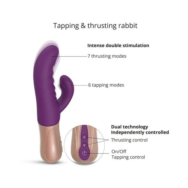 Love to Love Sassy Bunny Thrusting Rabbit Purple Rain - Image 3