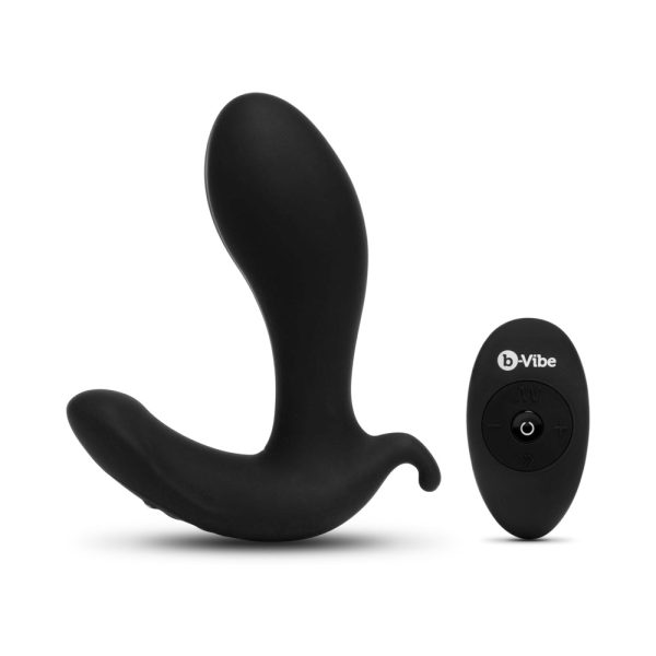 b-Vibe Expand Expanding and Vibrating Remote Control Plug Black - Image 5